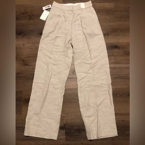 ARITZIA WILFRED size 2 EFFORTLESS PANTS LINEN!